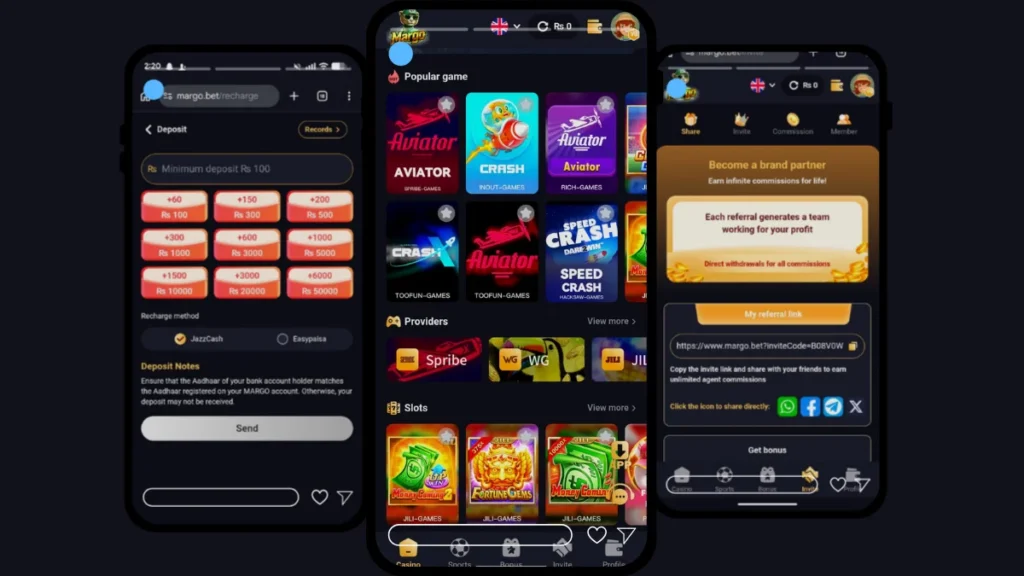 Game APK internal interface of game